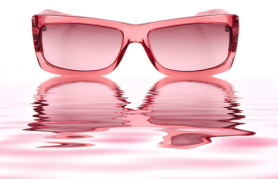 seen life through rose-colored glasses