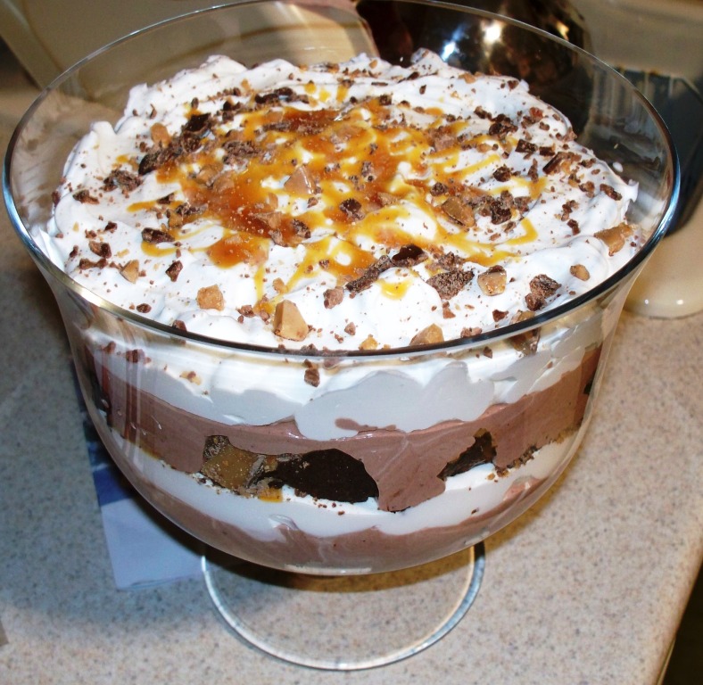 The Party Hostess Chocolate Toffee Trifle