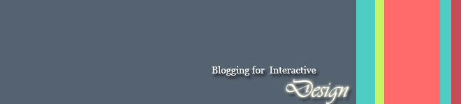 Blogging for Interactive Design I