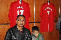 Us inside the Players Changing room-during Stadium Tour