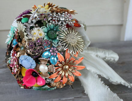 Here are a couple fun ideas for some vintage inspired bridal bouquets Here are a couple fun ideas for some vintage inspired bridal bouquets