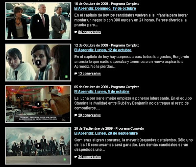 Capitulos El Aprendiz