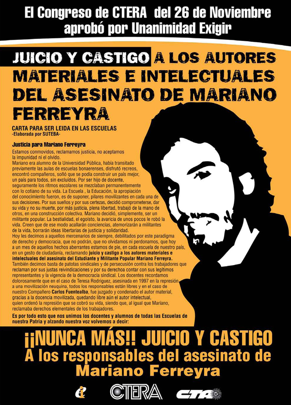 Justicia por Mariano Ferreyra