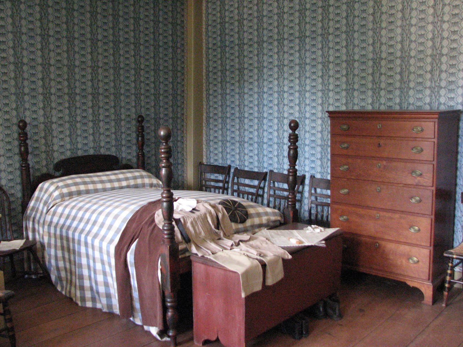 Folded Gingham Old Sturbridge Village...