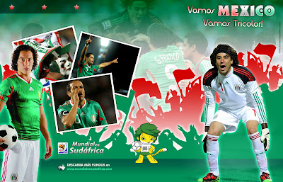 Descargar Fondos de Pantalla (Wallpapers) Mundial 2010 de Mexico, Guillermo Memo Ochoa y Andres Guardado