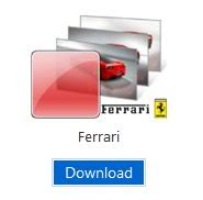 Ferrari Windows 7 theme