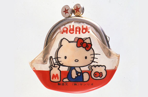Hello Kitty made her first appearance as a decoration on a vinyl coin purse, Hello Kitty made her first appearance as a decoration on a vinyl coin purse,