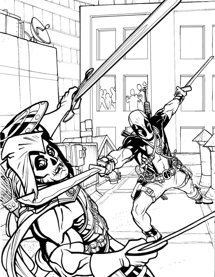 Taskmaster Vs Deadpool