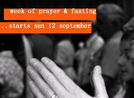 Fasting And Praying. of prayer and fasting!