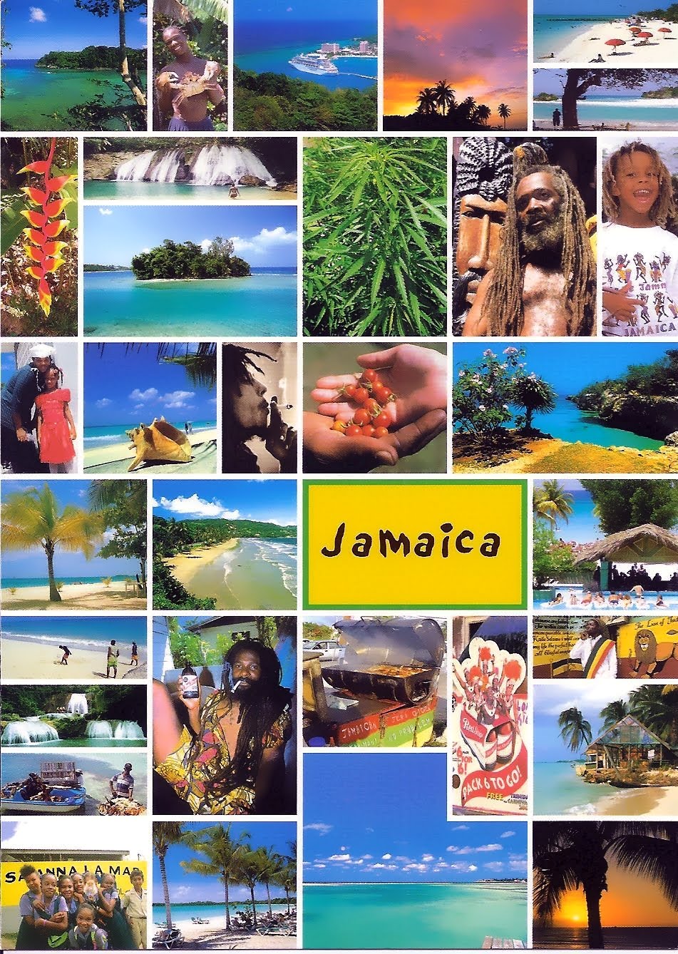 Jamaica Photo Collage