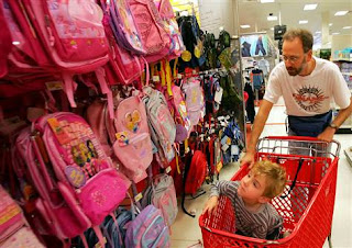 sorry, you get your sister's old one school shopping
