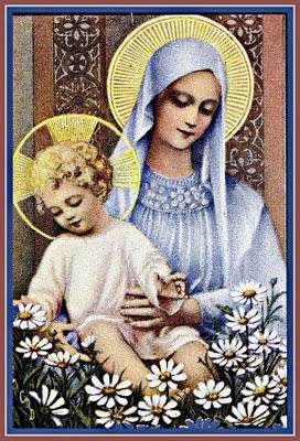 Jesus And Flowers