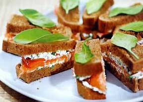 Black Bread Sandwich