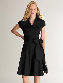 ann taylor faux wrap dress