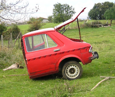 Half car saves on moving costs with plenty of trunk space