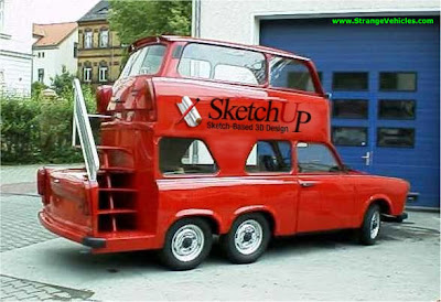 Red Double Decker Car