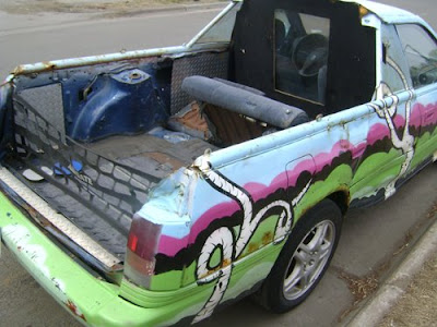 Arvold Art Car Outdoor Back Seat Arvold Art Car Outdoor Back Seat