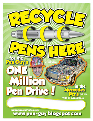 The Pen Guy's Million Pen Recycling Flyer The Pen Guy's Million Pen Recycling Flyer