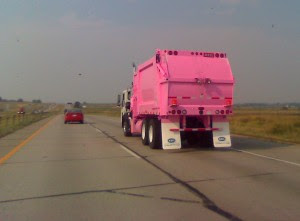 Pink Garbage Art Truck Pink Garbage Art Truck