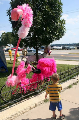 Scary Flamingo Art Bike Scary Flamingo Art Bike