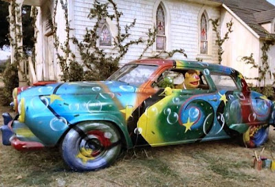 Fozzie Bear's Studebaker Psychedelic Art Car Fozzie Bear's Studebaker Psychedelic Art Car
