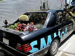 Mercedes Garden Art Car
