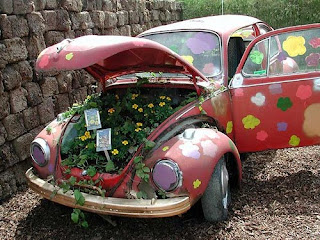 VW Garden Art Car