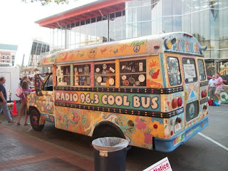 Corporate Hippie Oxymoron Art Bus - Radio 96.3 Cool Bus