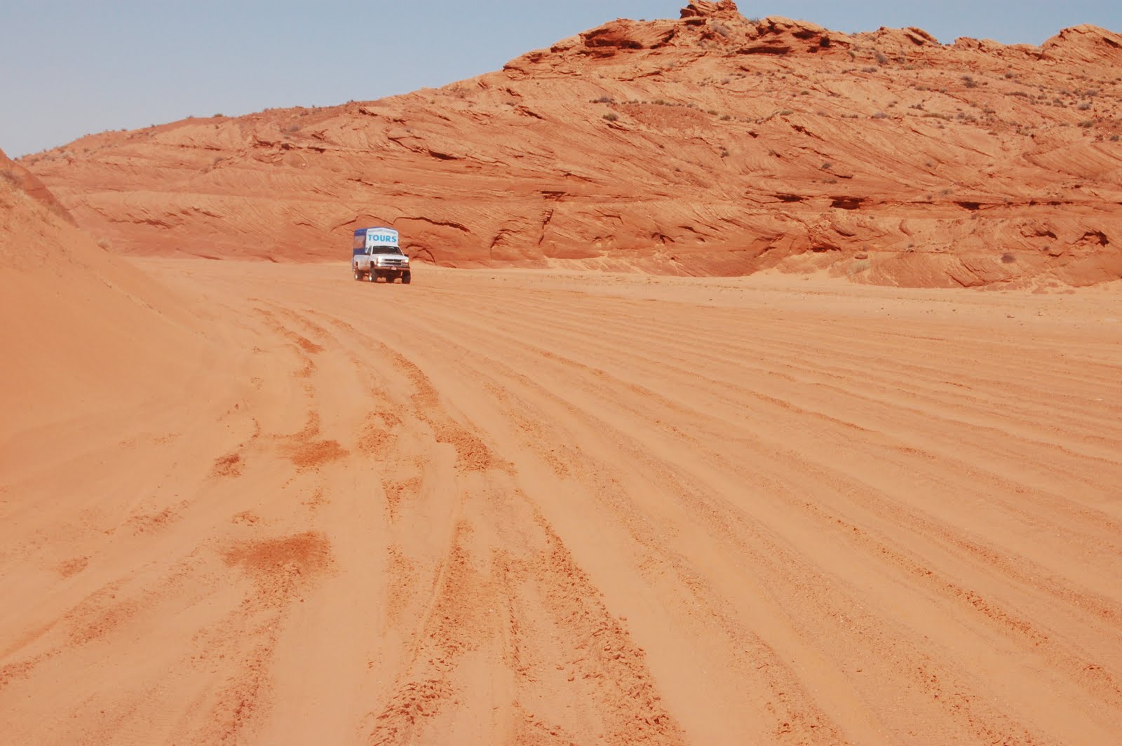 Hiking Antelope Canyon