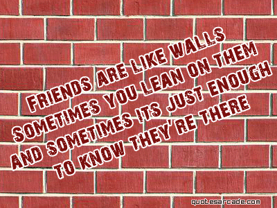 This time with some old quotes about old friends. This time with some old