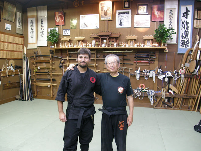 Soke Hatsumi y Shidoshi Manuel Santis 5° dan Japon 2009