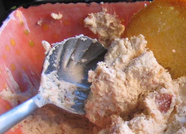 Fat and Happy Blog Horseradish Goat Cheese Dip