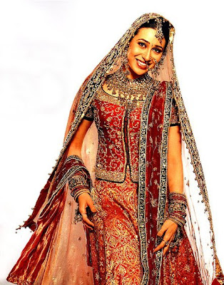 Karishma Kopoor in wedding dress