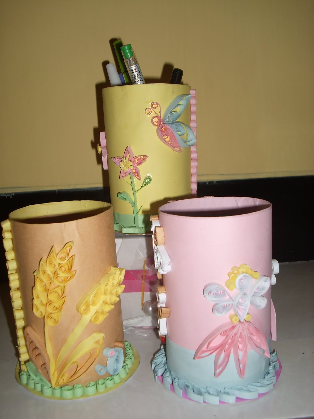 De GaleRecycle Kotak Pensil Quiling