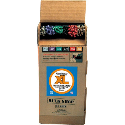 Bulk Guitar Strings 25 Set D'Addario