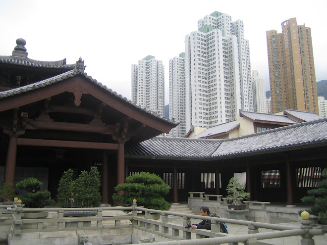 Temple and residental area