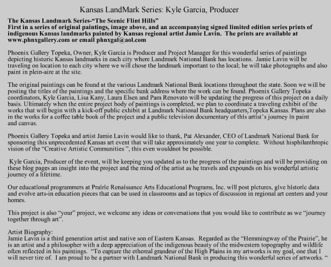 Kansas LandMark Series: Kyle Garcia, Producer