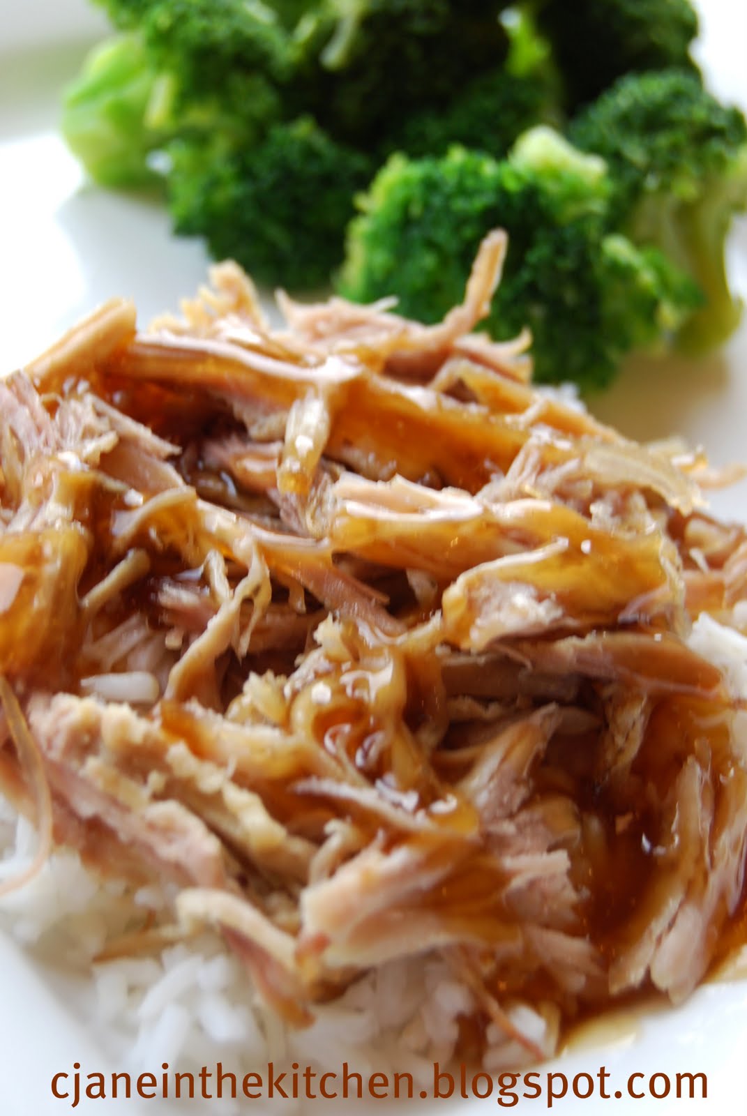 See Jane in the kitchen Kalua Pork with Homemade Teriyaki Sauce