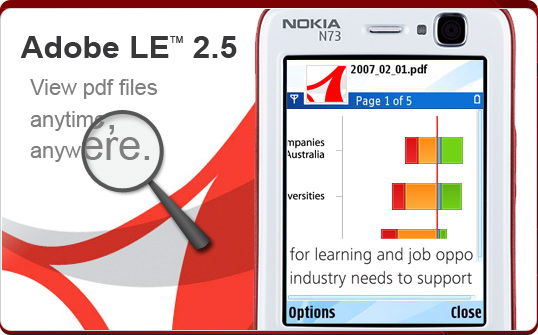 Adobe Reader v2.5 LE  Symbian OS 9.x S60 -   ...