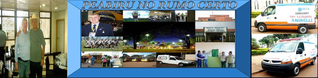 PEABIRU NO RUMO CERTO