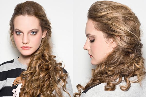 looks9400 Penteado Com Cachos nas Pontas - 2017 looks9400