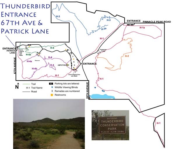 Outside AZ Thunderbird Park 67th Ave & Patrick Lane