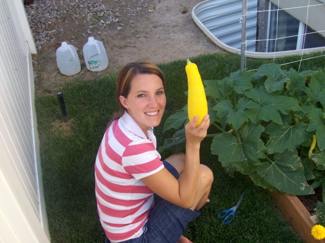 Amy and our Garden