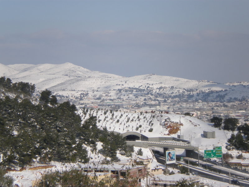 Snow Athens