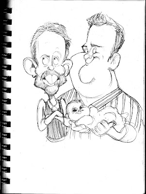 modern family caricature