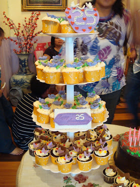 25th Anniversary Cupcakes