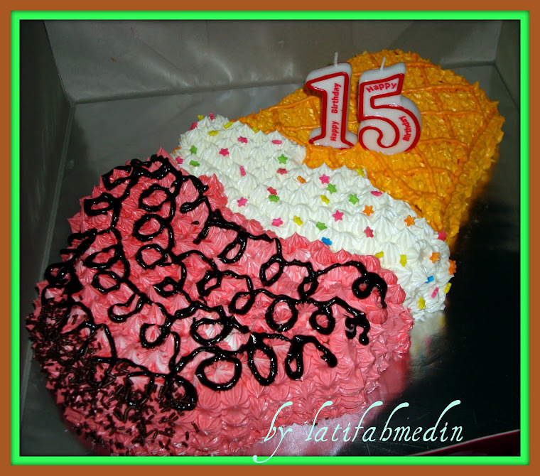 Ice-Cream Cone B'Day Cake for Azeera - ordered by July