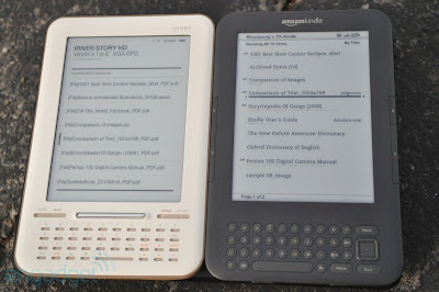 iRiver Story HD vs Kindle 3