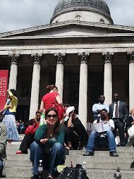 On the steps