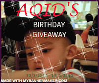Aqid's Birthday Giveaway
